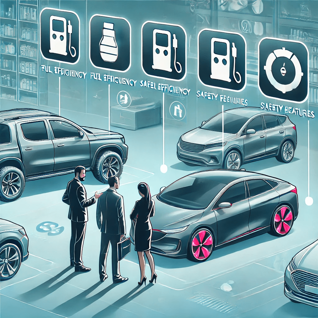 Exploring Different Car Types at a Dealership