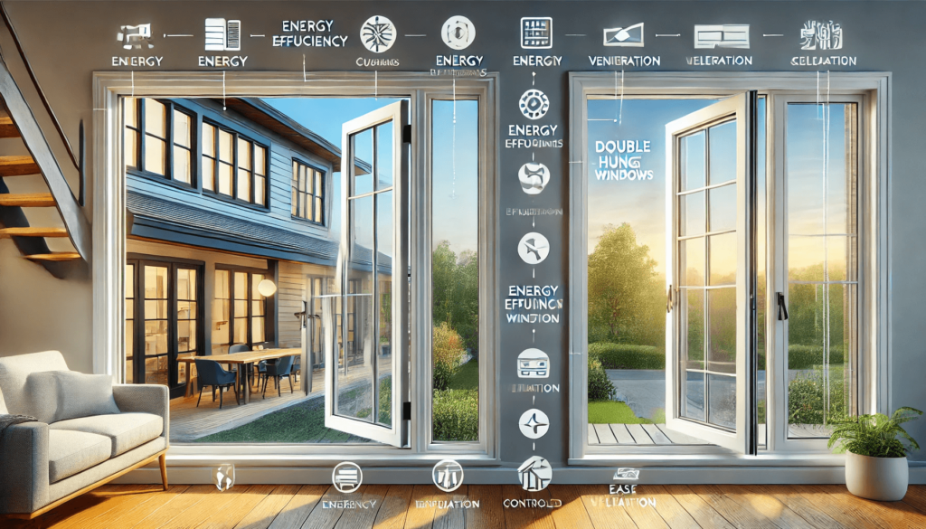 Casement vs. Double-Hung Windows