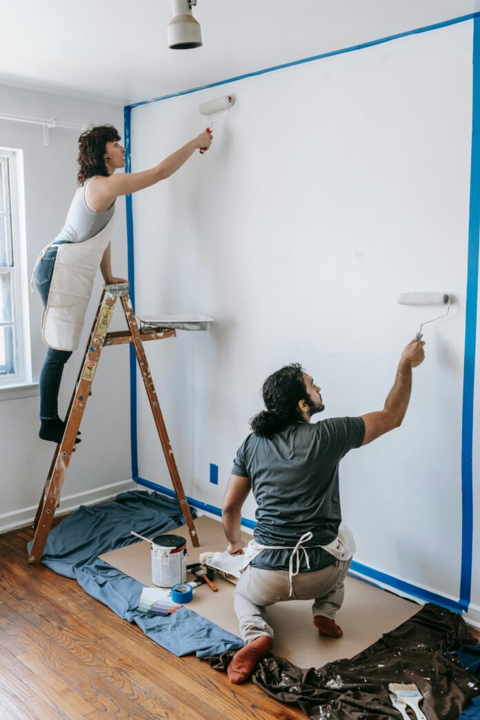 A step-by-step guide to DIY wall painting featuring tools, techniques, and creative ideas for achieving professional-quality results at home.