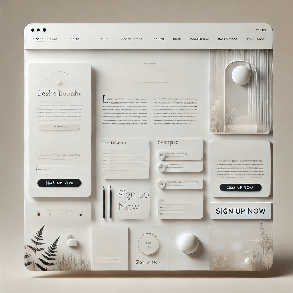 Minimalist Website Design