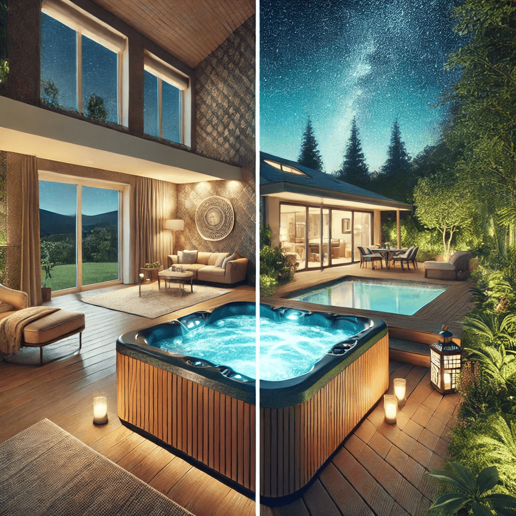 Indoor Hot Tub vs. Outdoor Hot Tub