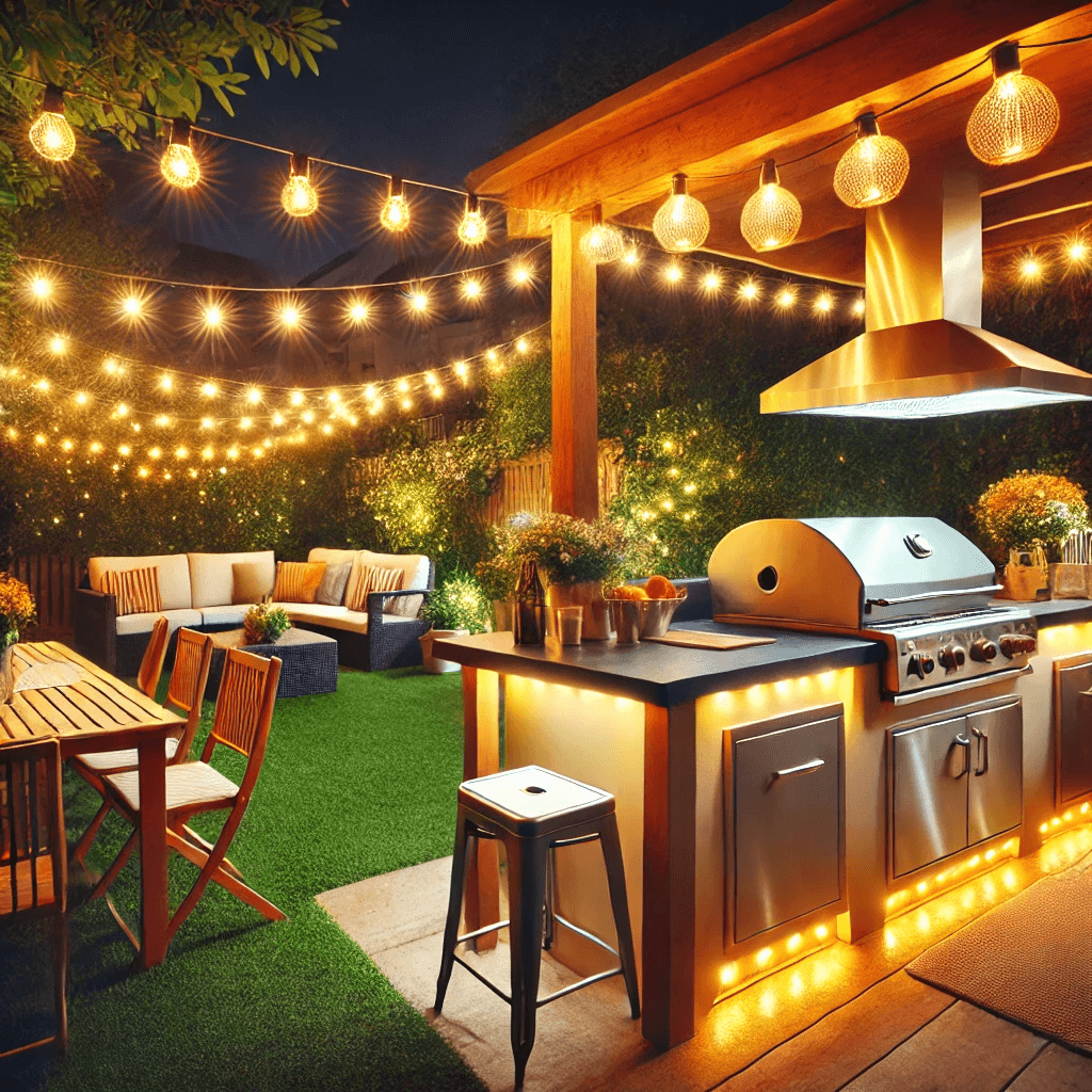 Outdoor Kitchen Lighting